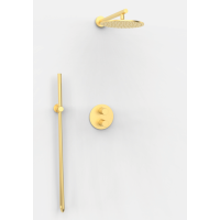 Душова система прихованого монтажу зі змішувачем GRB AURA Brushed Gold PVD 07075588