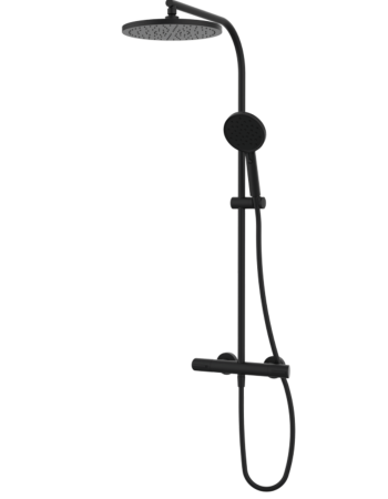 Душова система зовнішнього монтажу GRB DRY Black 44435442XL
