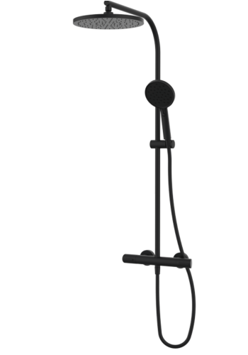 Душова система зовнішнього монтажу GRB DRY Black 44435442XL