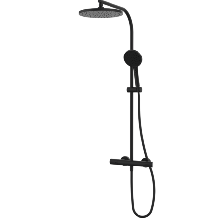 Душова система зовнішнього монтажу GRB DRY Black 44435442XL