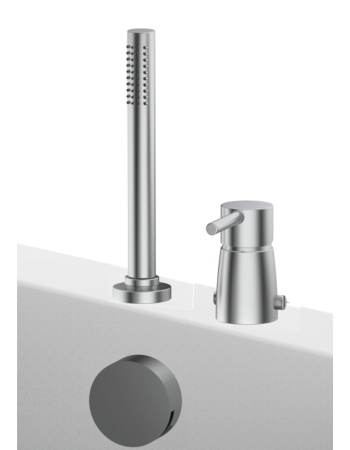 Змішувач для ванни GRB TIME Stainless Steel PVD 46230493