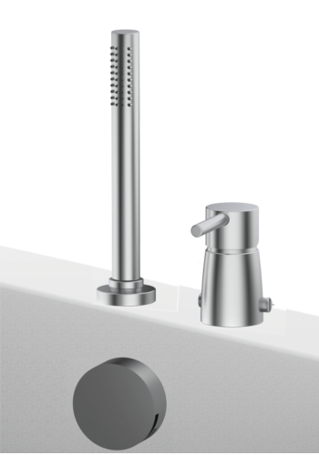 Змішувач для ванни GRB TIME Stainless Steel PVD 46230493