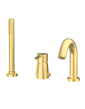 Змішувач для ванни GRB TIME Brushed Gold PVD 46232488
