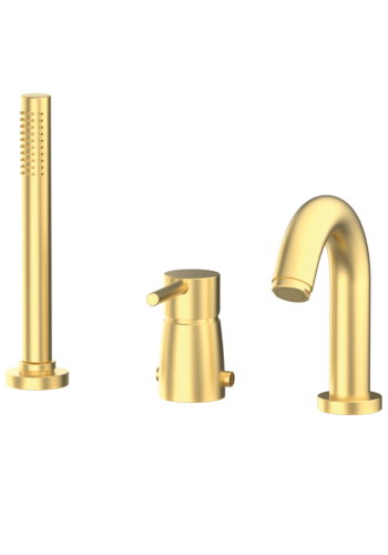 Змішувач для ванни GRB TIME Brushed Gold PVD 46232488