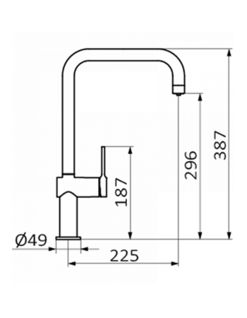 Змішувач для кухні GRB Kitchen 46826460