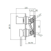 Змішувач для ванни й душу GRB TIME Copper PVD 47135455