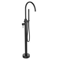 Підлоговий змішувач для ванни GRB TIME Metal Black PVD 47450792