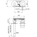 Змішувач для раковини GRB TIME Copper PVD 47535455