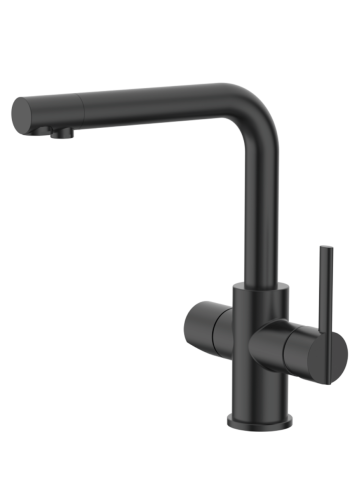 Змішувач для кухні GRB Kitchen Metal Black EterNice 51831592