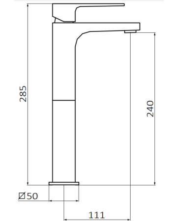 Змішувач для раковини GRB KALA Chrome 60515600