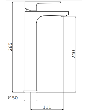 Змішувач для раковини GRB KALA Black 60515601