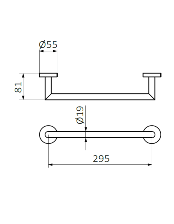 Тримач для рушника GRB Copper PVD 65272355