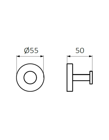 Гачок GRB Stainless Steel PVD 65274433