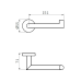 Тримач туалетного паперу GRB Stainless Steel PVD 65370333