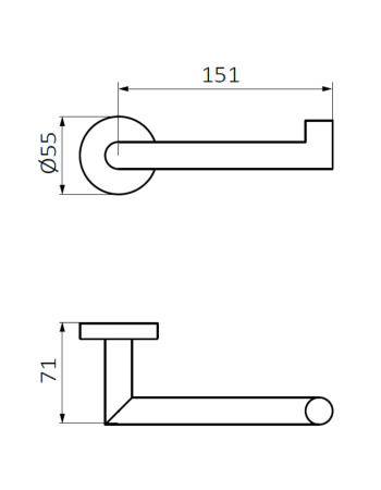Тримач туалетного паперу GRB Copper PVD 65370355