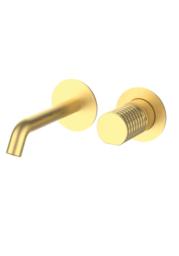 Змішувач для раковини GRB AURA Brushed Gold PVD 75017788, зовнішня частина