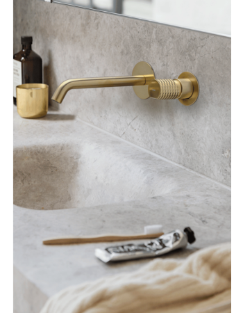 Змішувач для раковини GRB AURA Brushed Gold PVD 75534788