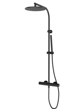 Душова система зовнішнього монтажу GRB COOL Metal Black PVD 90425992XL