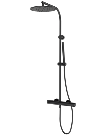 Душова система зовнішнього монтажу GRB COOL Metal Black PVD 90499992XL