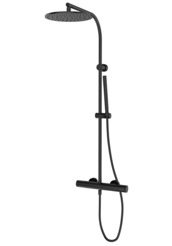 Душова система зовнішнього монтажу GRB COOL Metal Black PVD 90499992XL