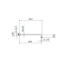 Кронштейн для верхнього душу GRB Stainless Steel PVD 05025923