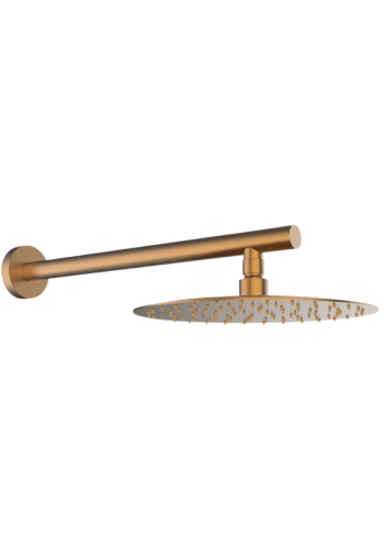 Верхній душ із кронштейном GRB Copper PVD 05251255