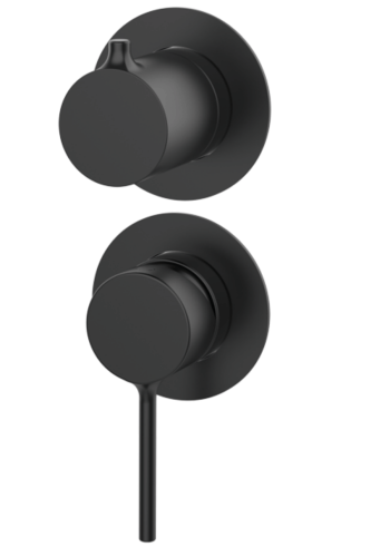 Змішувач для душу GRB TIME Metal Black PVD 47247492, зовнішня частина