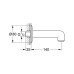 Вилив для ванни Grohe BauClassic Neutral 13258000
