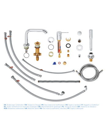 Змішувач на борт ванни на 4 отвори Grohe Essence New 19578001