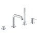Змішувач на борт ванни на 4 отвори Grohe Essence New 19578001