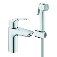 Змішувач для раковини з гігієнічним душем Grohe Eurosmart New 23124003