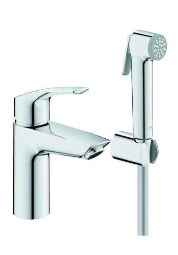 Змішувач для раковини з гігієнічним душем Grohe Eurosmart New 23124003