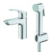 Змішувач для раковини з гігієнічним душем Grohe Eurosmart New 23124003
