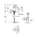Змішувач для раковини з гігієнічним душем Grohe Eurosmart New 23124003