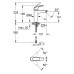 Змішувач для раковини M-розміру Grohe Eurosmart New 23324003