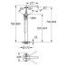 Підлоговий змішувач для ванни Grohe Essence New 23491AL1