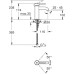Змішувач для раковини S-розміру Grohe Essence New 23590GN1