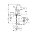 Змішувач для раковини L-розміру Grohe BauEdge New 23760001