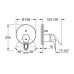 Змішувач прихованого монтажу на 2 споживача Grohe Eurostyle 24049003