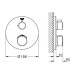 Термостат прихованого монтажу для 1 споживача Grohe Grohtherm Convent. Concealed 24075000