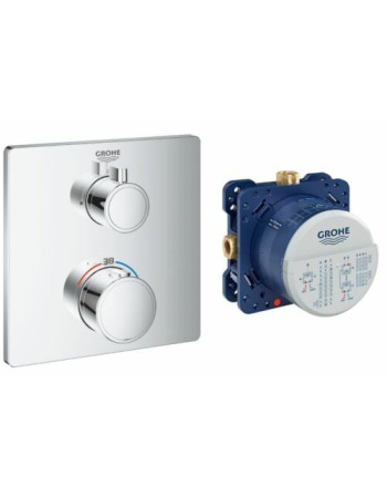 Термостат прихованого монтажу для 1 споживача Grohe Grohtherm Convent. Concealed 24078000