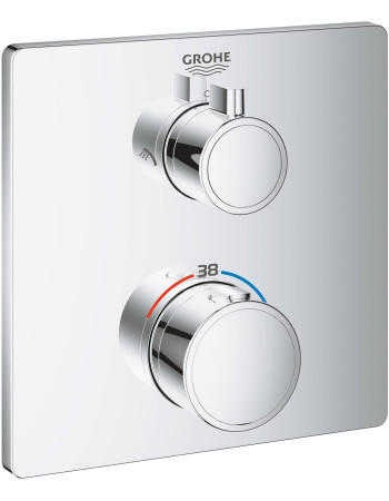 Термостат прихованого монтажу на 2 споживача Grohe Grohtherm Convent. Concealed 24080000