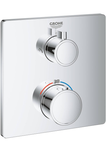 Термостат прихованого монтажу на 2 споживача Grohe Grohtherm Convent. Concealed 24080000
