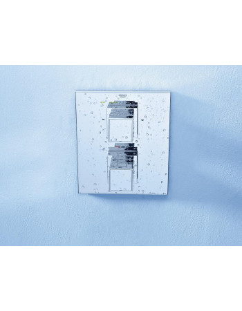 Термостат прихованого монтажу на 2 споживача Grohe Grohtherm Cube 24154000