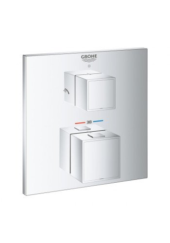 Термостат прихованого монтажу на 2 споживача Grohe Grohtherm Cube 24154000