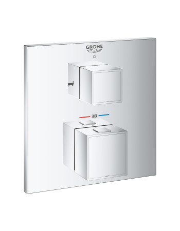 Термостат прихованого монтажу на 2 споживача Grohe Grohtherm Cube 24155000