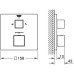 Термостат прихованого монтажу на 2 споживача Grohe Grohtherm Cube 24155000