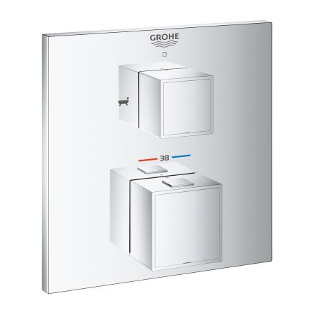 Термостат прихованого монтажу на 2 споживача Grohe Grohtherm Cube 24155000