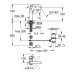 Змішувач для раковини M-розміру Grohe Essence New 24173001