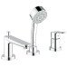 Змішувач на борт ванни на 3 отвори Grohe BauEdge 2511700A